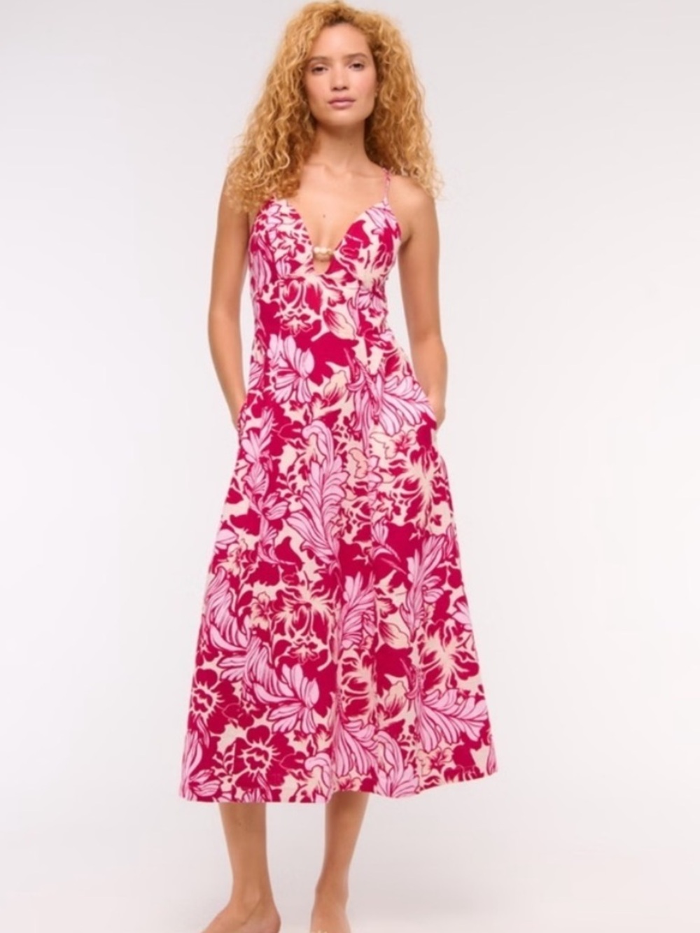 Abercrombie beaded floral dress